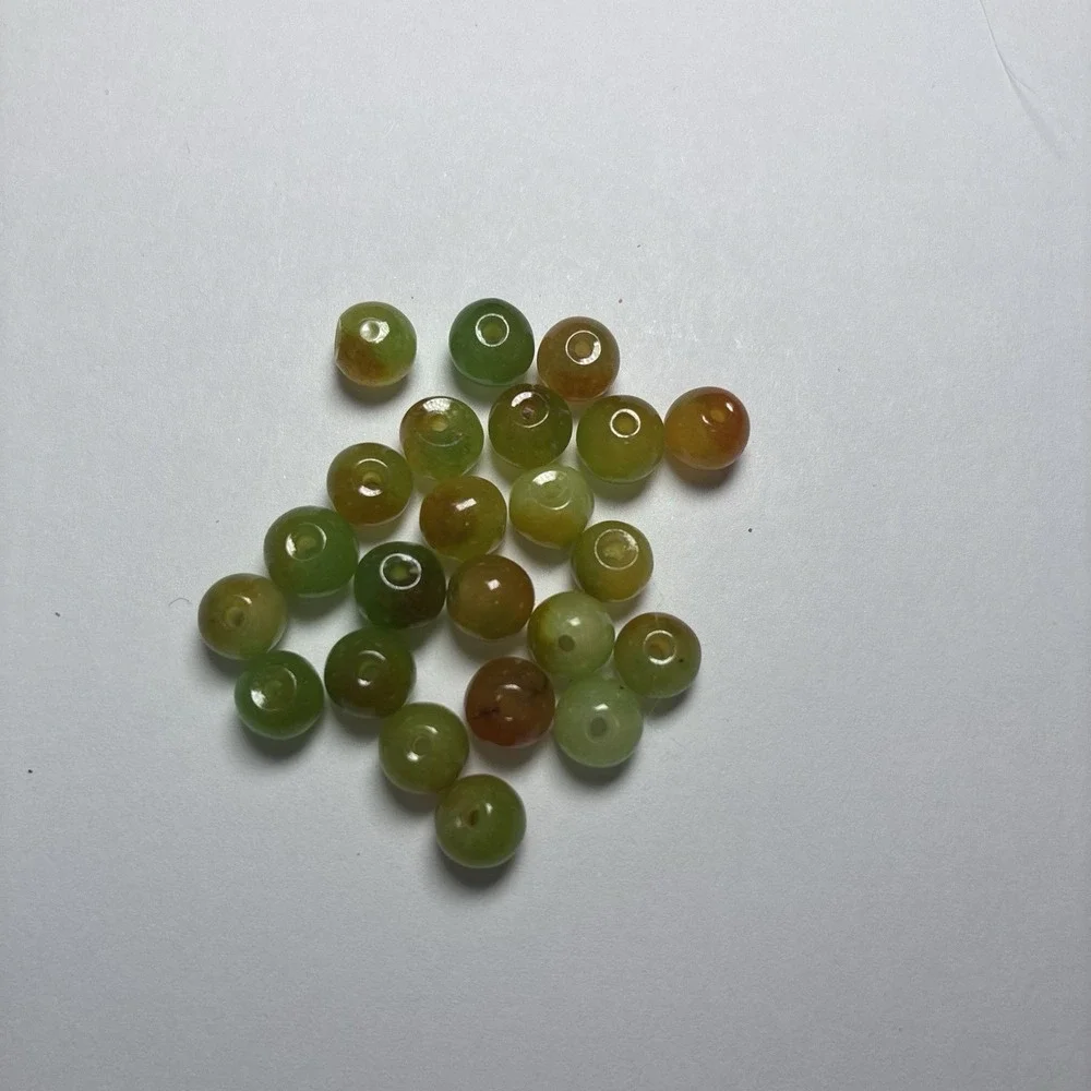 100+ Piece Natural Jadeite & Gemstone Bead Set for Jewelry Making Multicolor